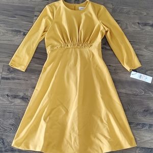Gold Calvin Klein Dress